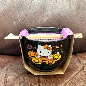 Hello Halloween Hello Kitty 20oz Noodle Bowl and Chopstick Set